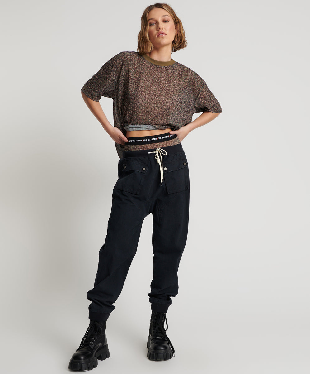 Products FADED BLACK CADET PANTS