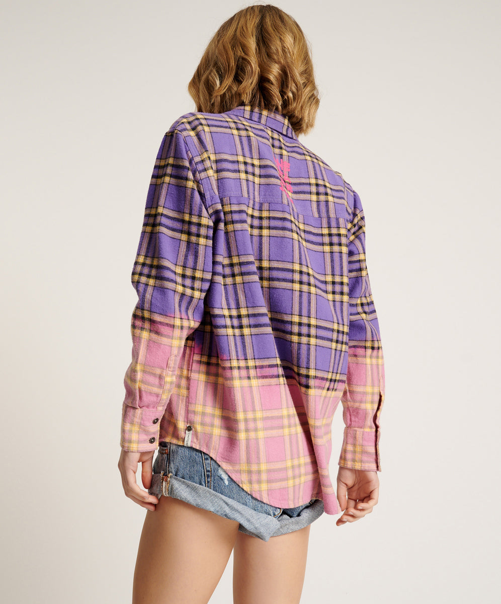 Products DIP DYE FLANNEL LIBERTY SHIRT
