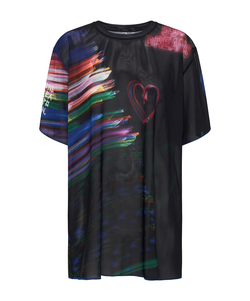 Products 99 CENT DREAMS MESH TEE DRESS