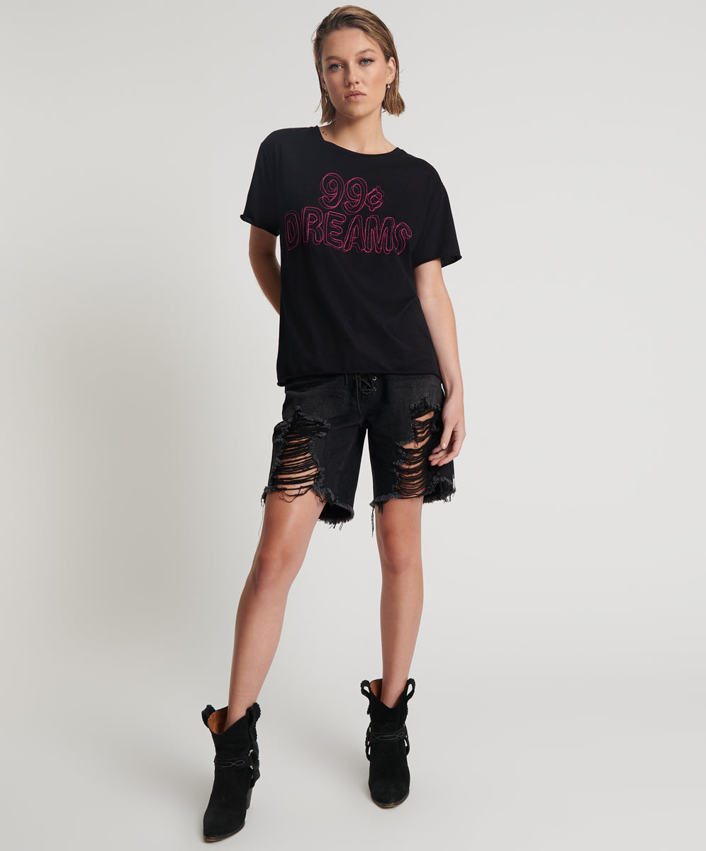Products 99 CENT DREAMS ORGANIC EMBROIDERED TEE