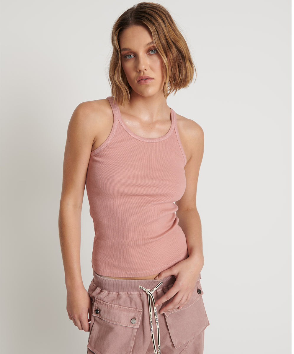 Products BLUSH BAMBOO LOGO SINGLET