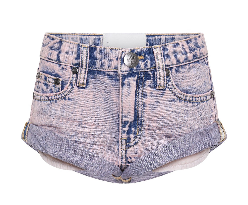 Kids Bandits Low Waist Denim Shorts - Super Khaki