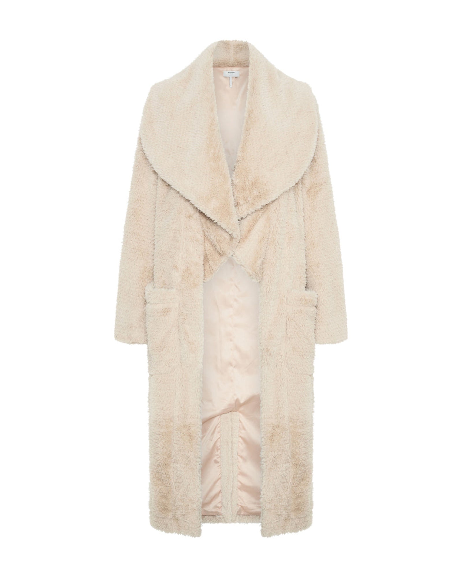 theVirgins cream fur coat Vintage Cream Real Fur Saga Fox Winter