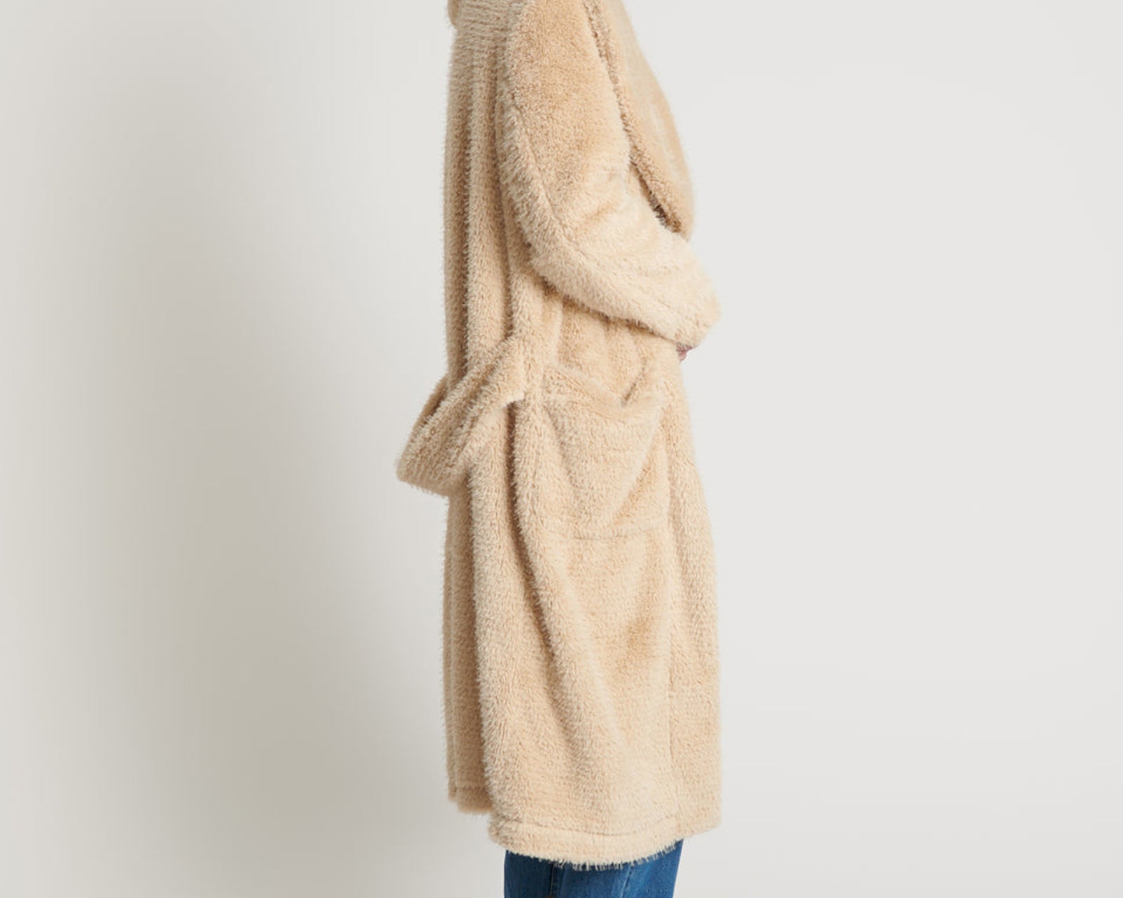 The Wonderland Faux Fur Coat - Cream