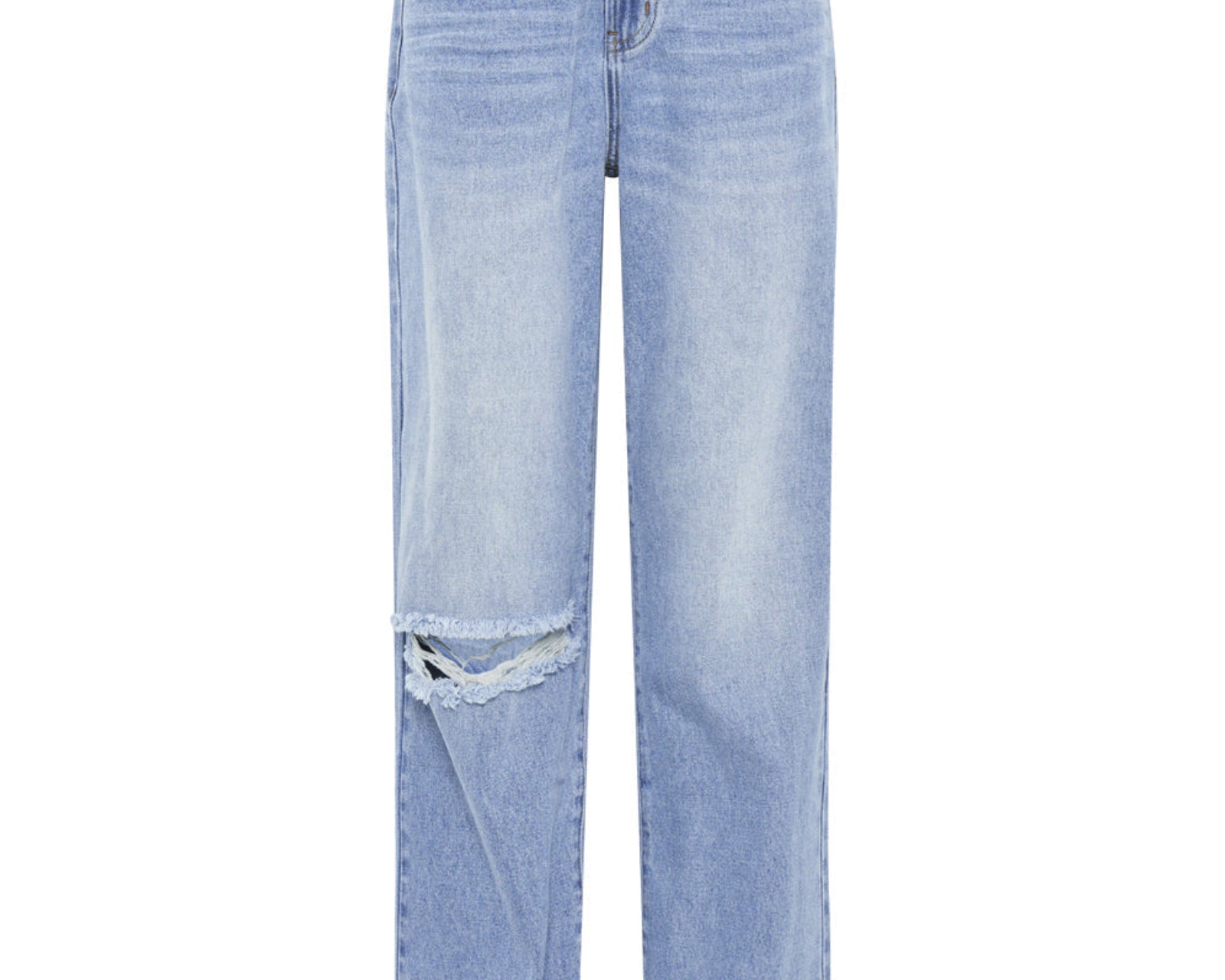 Low Riders Low Waist Wide Leg Denim Jeans - Bolt Blue