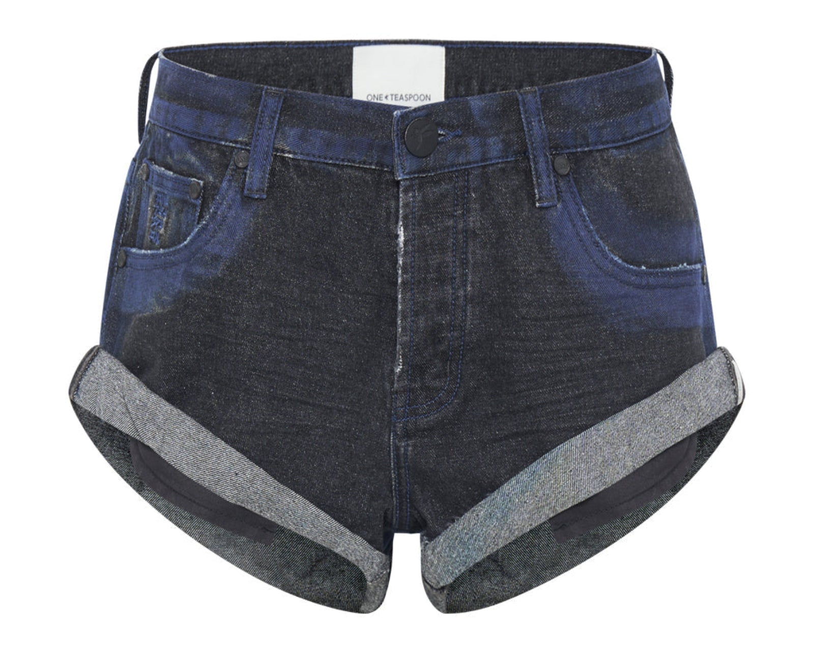 Bandits Low Waist Denim Shorts - Blue Punk
