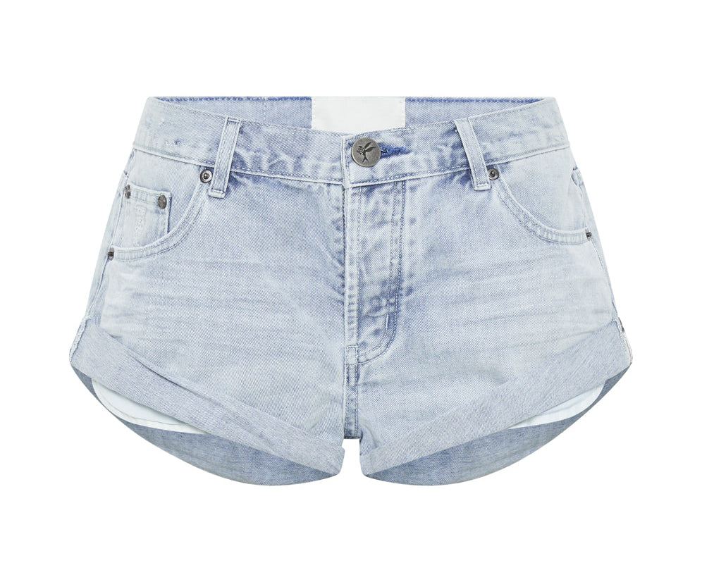 Bandits Low Waist Denim Shorts - Blue Space