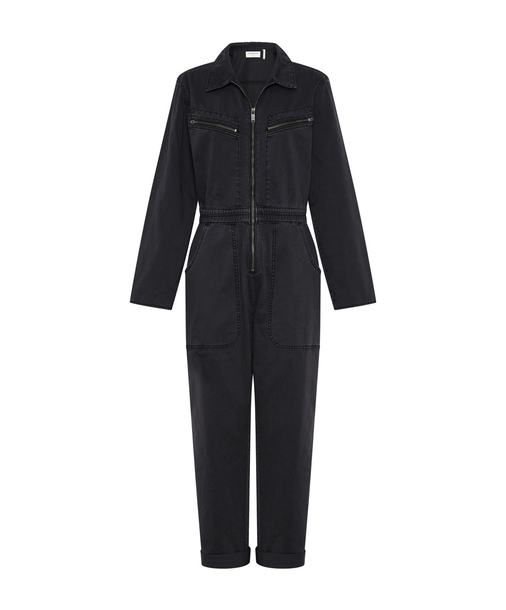 Products Olivia Aviator Jumpsuit - Black