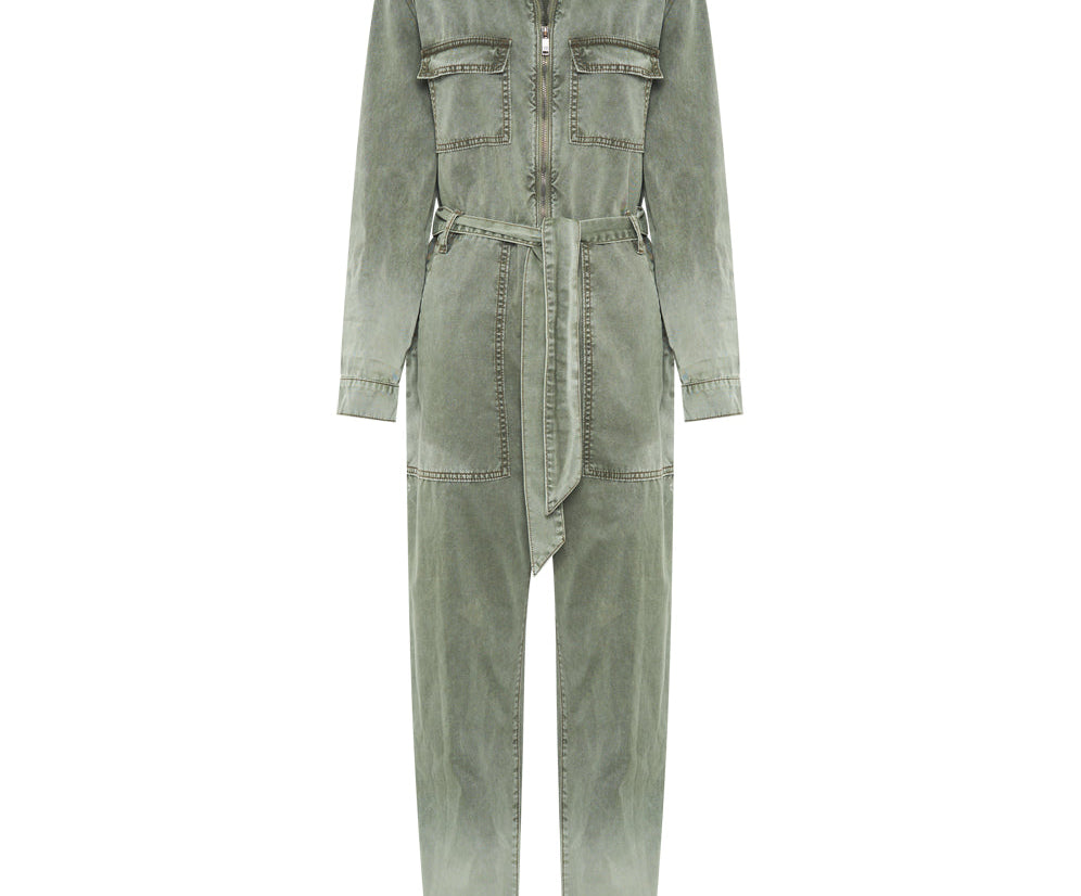 OLD KHAKI CLAUDIA OVERALLS