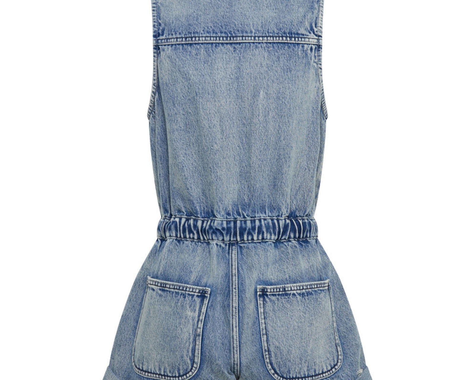 Lilly Sporty Denim Jumpsuit - Salty Dog