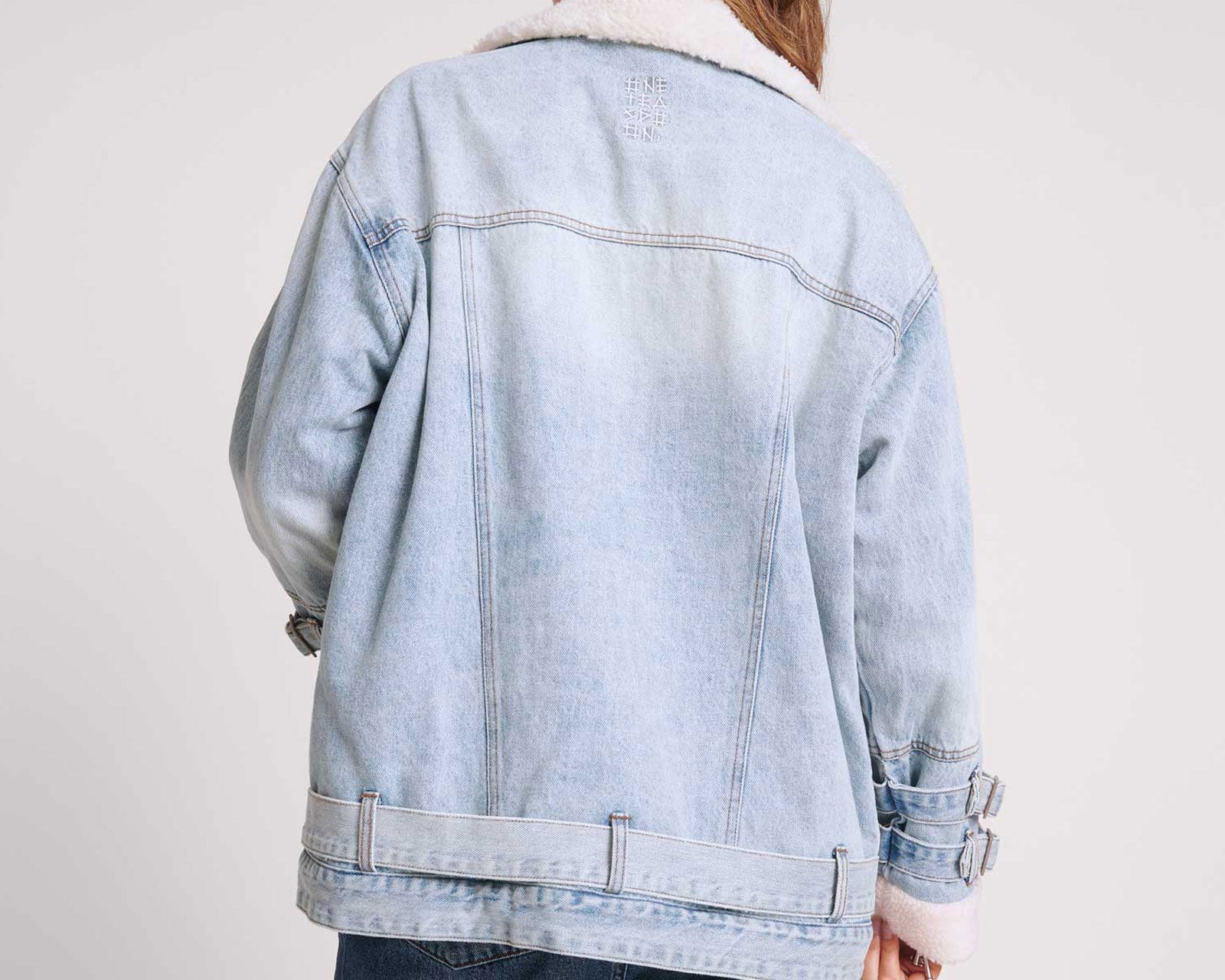 Aviator Denim Jacket - Salty Dog Blue