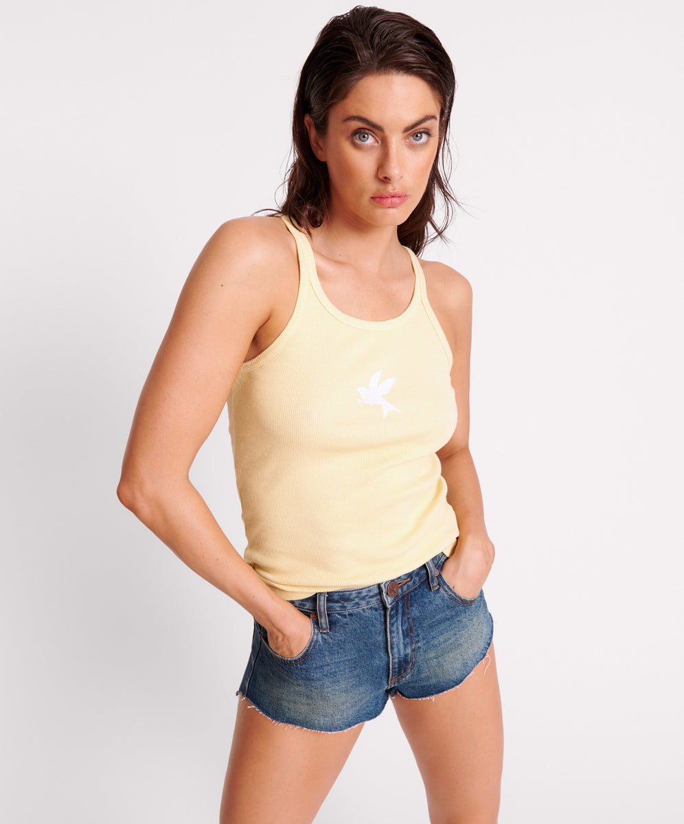 Products BANANA ONE TEASPOON RIB SINGLET