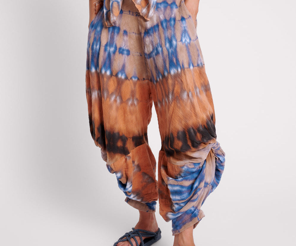 MIRAGE HAND TIE DYED GYPSY HAREM PANTS