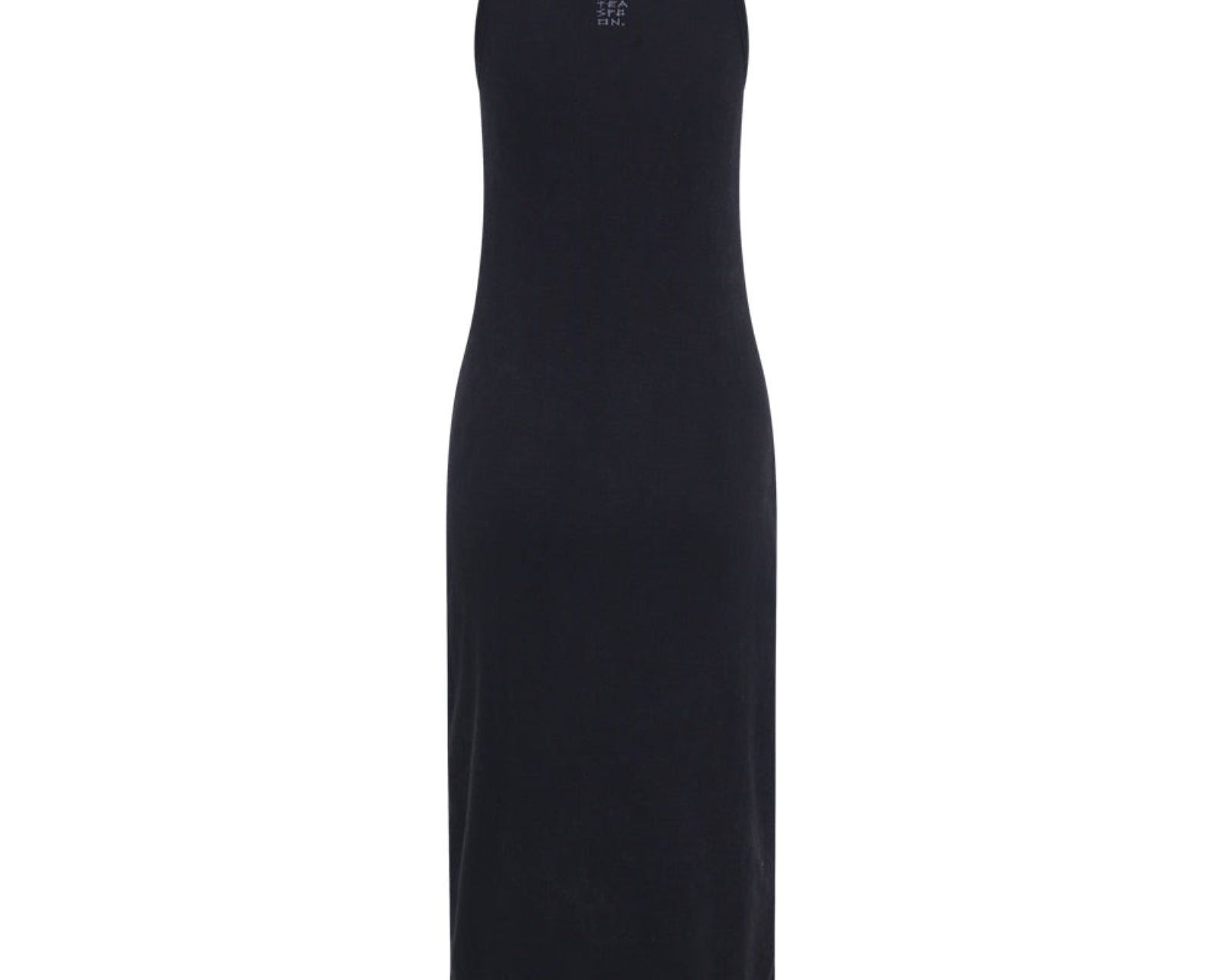Washed Black One Teaspoon Rib Singlet Midi Dress - Black