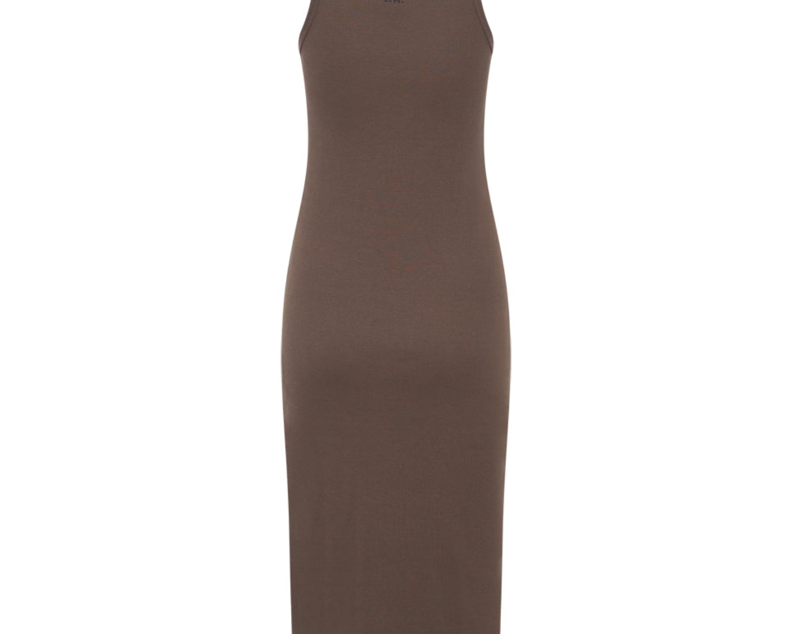 One Teaspoon Ribbed Singlet Midi Dress - Chocolate