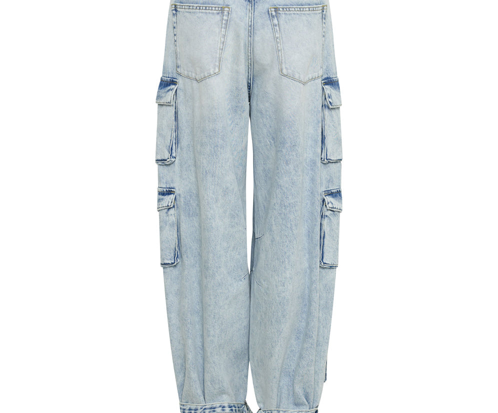 DEPECHE BLUE HIGH WAIST EPIC CARGO JEANS