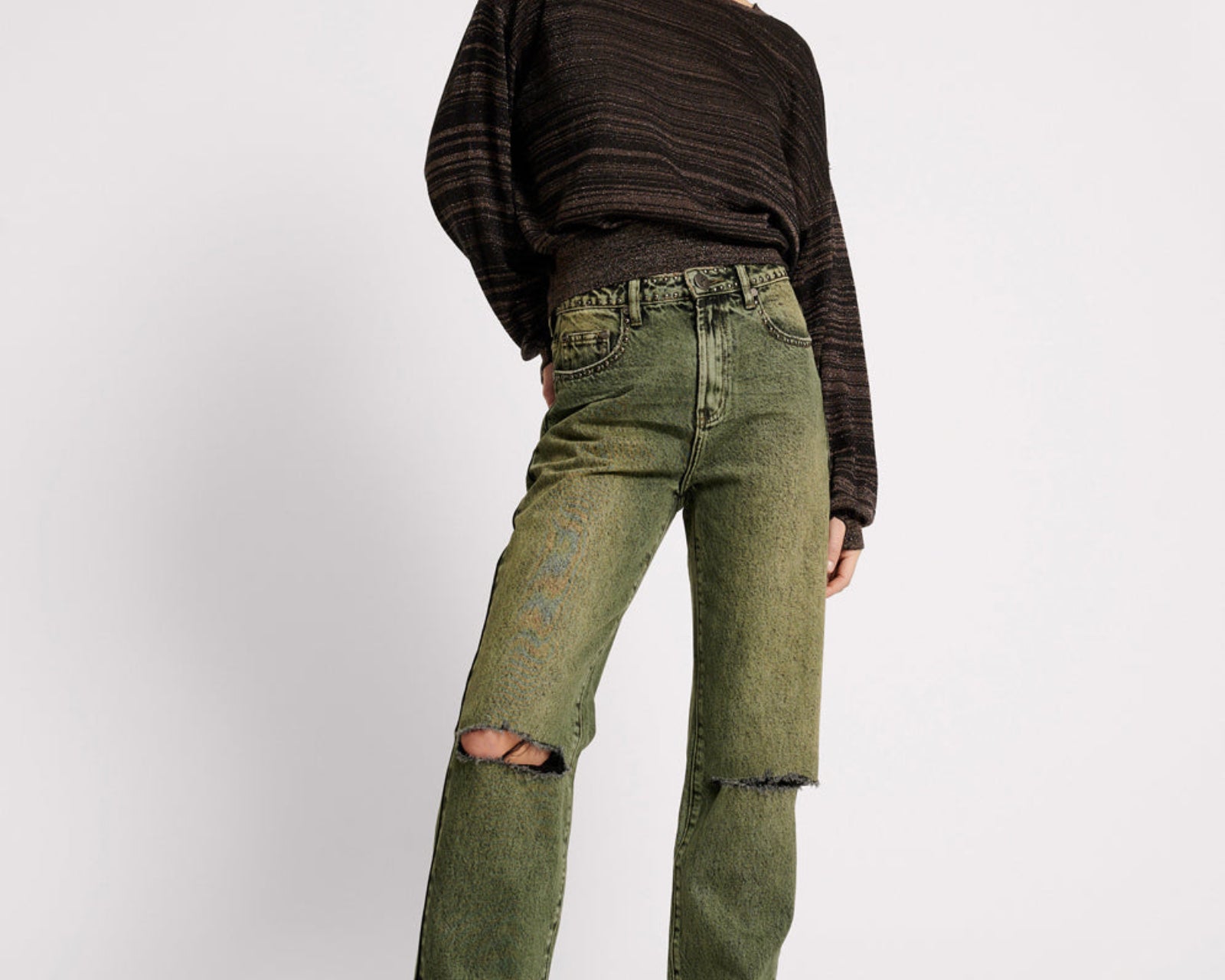 Awesome Baggies High Waist Straight Leg Denim Jeans