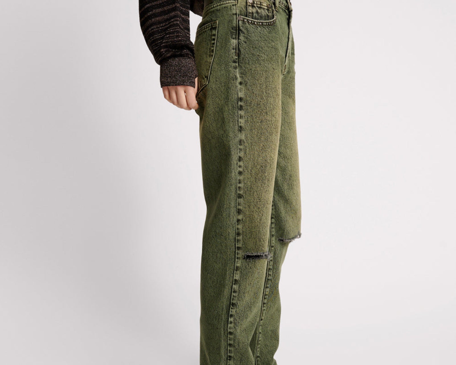 Awesome Baggies High Waist Straight Leg Denim Jeans