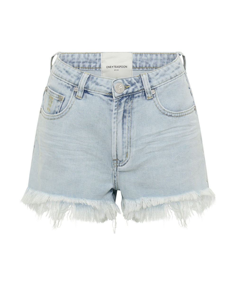 Bonitas High Waist Denim Shorts - Florence