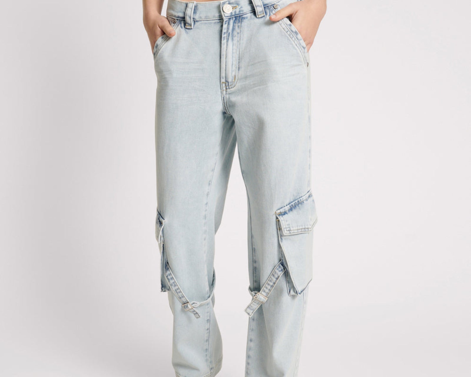 Luna Utility Denim Jeans - Florence