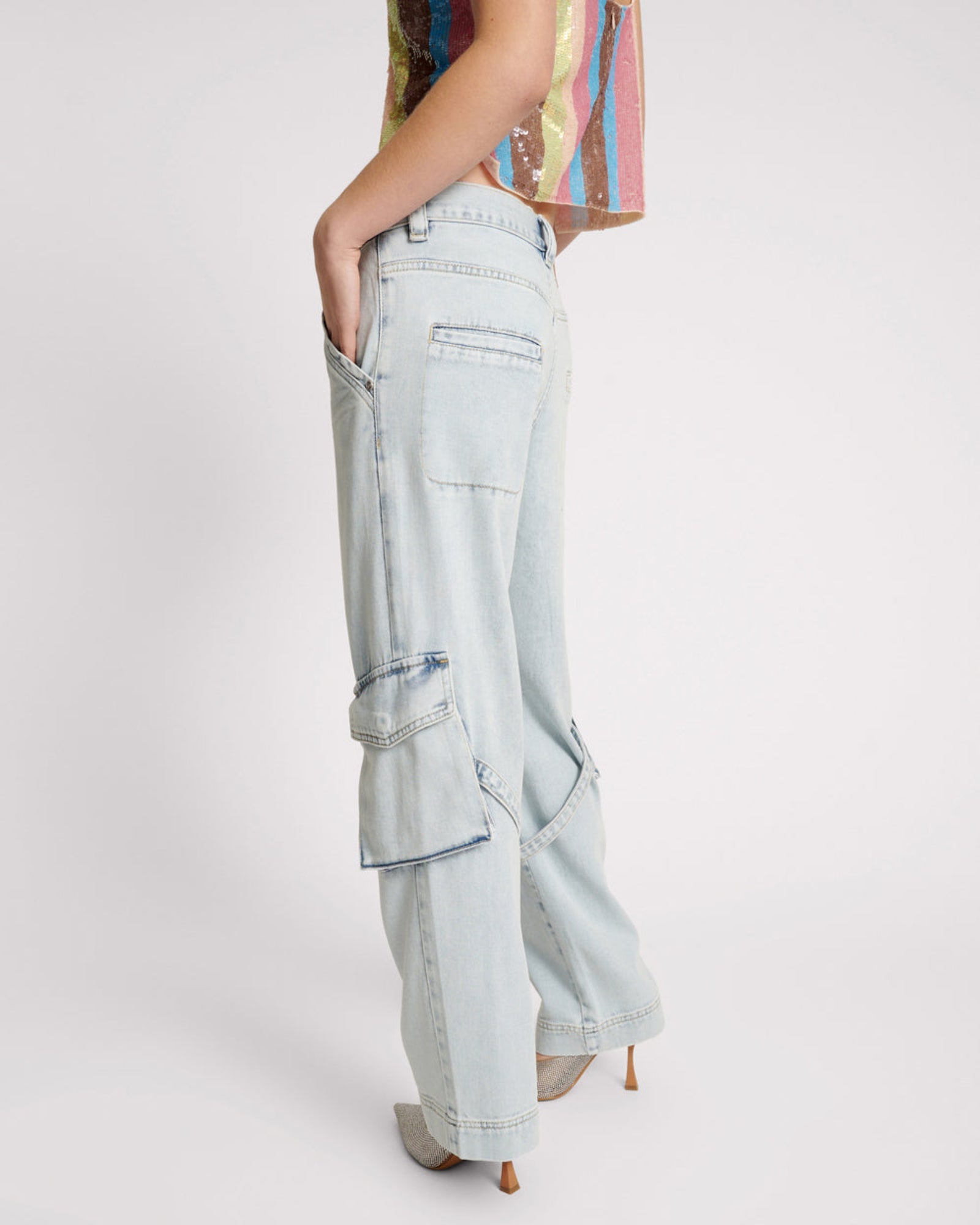 Luna Utility Denim Jeans - Florence | One Teaspoon