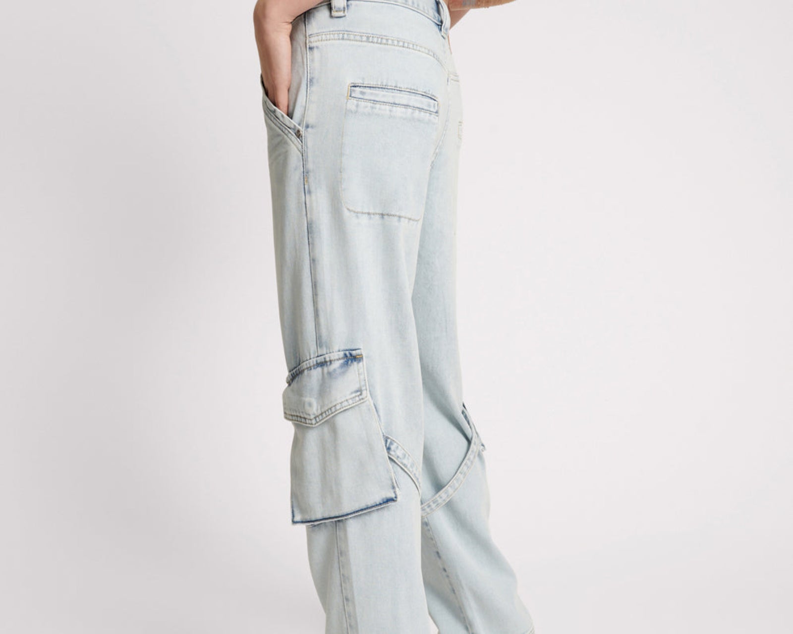 Luna Utility Denim Jeans - Florence
