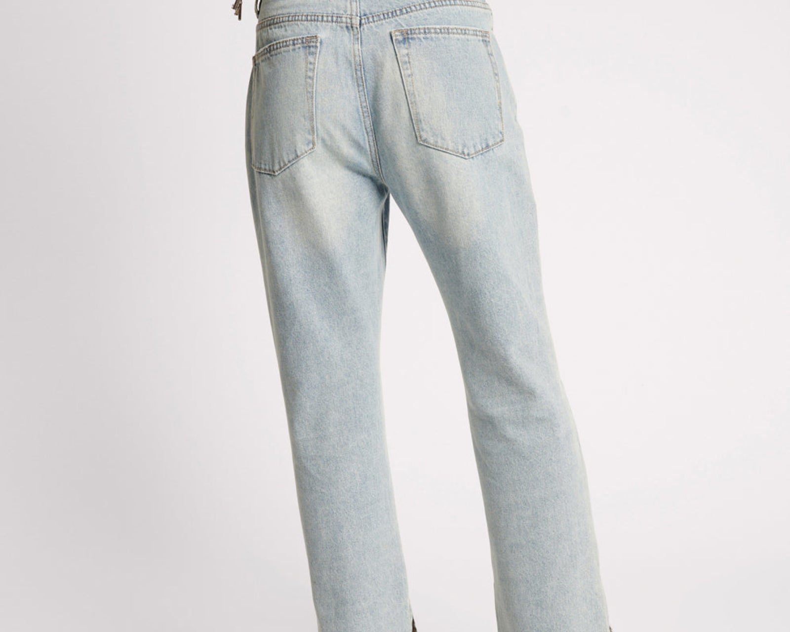 Hooligans Low Waist Relaxed Straight Leg Denim Jeans