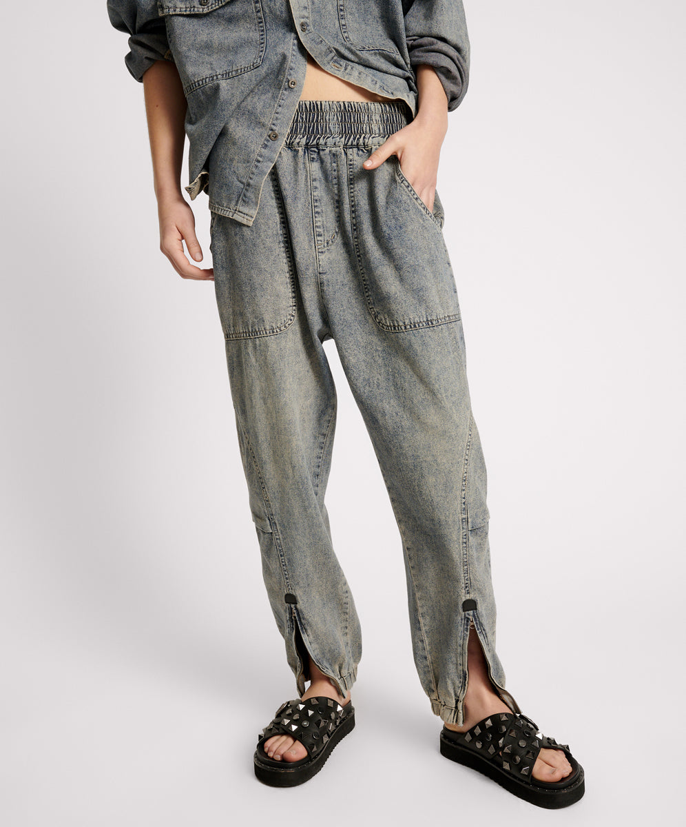 Products Denim Flight Pants - Dirty Blue