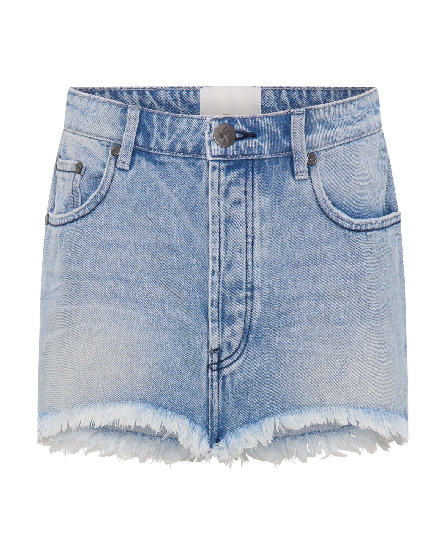 Junkyard Low Waist Denim Mini Skirt - Salty Dog Blue