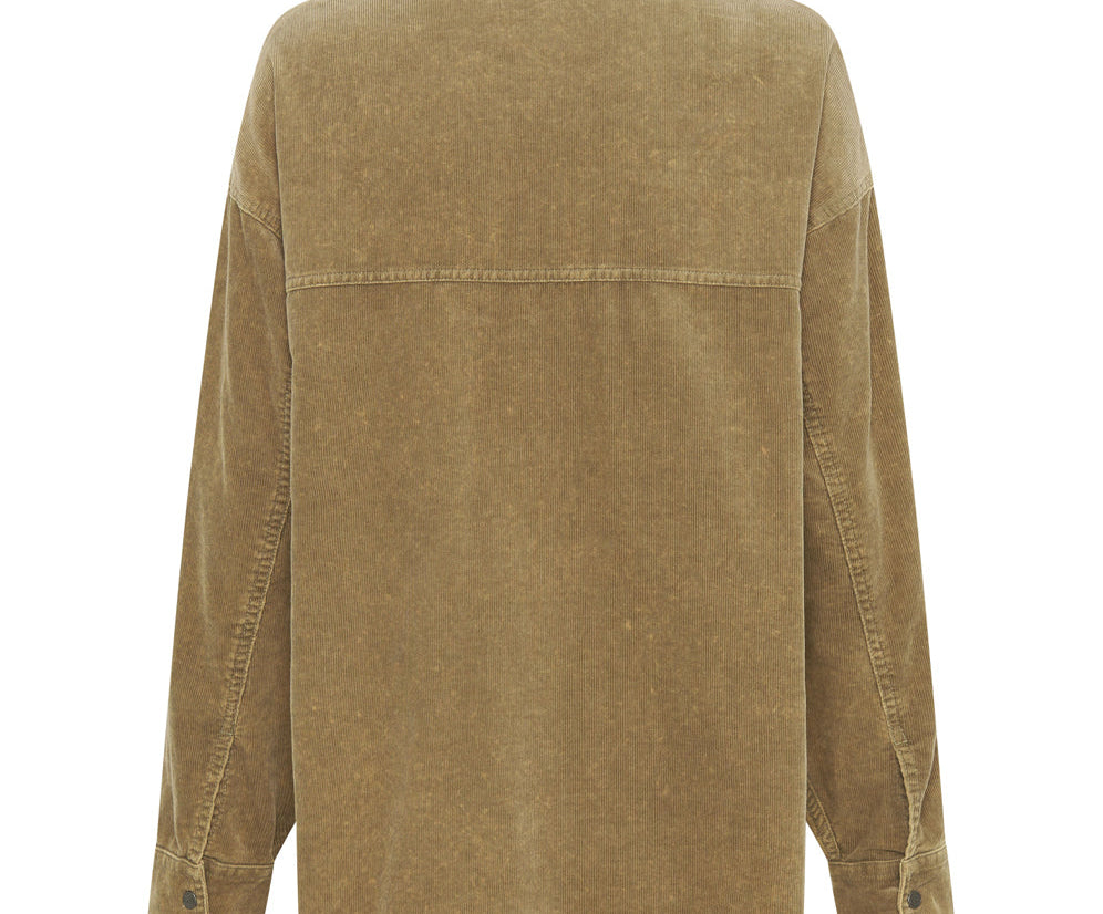 CAMEL CORDRUOY STUDDED DARIA SHACKET
