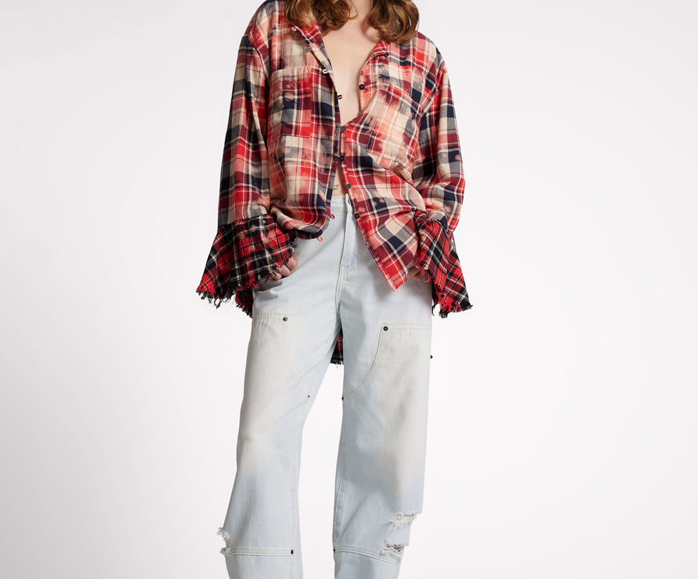 Jackson Mid Waist Wide Leg Denim Jeans - Le Surf