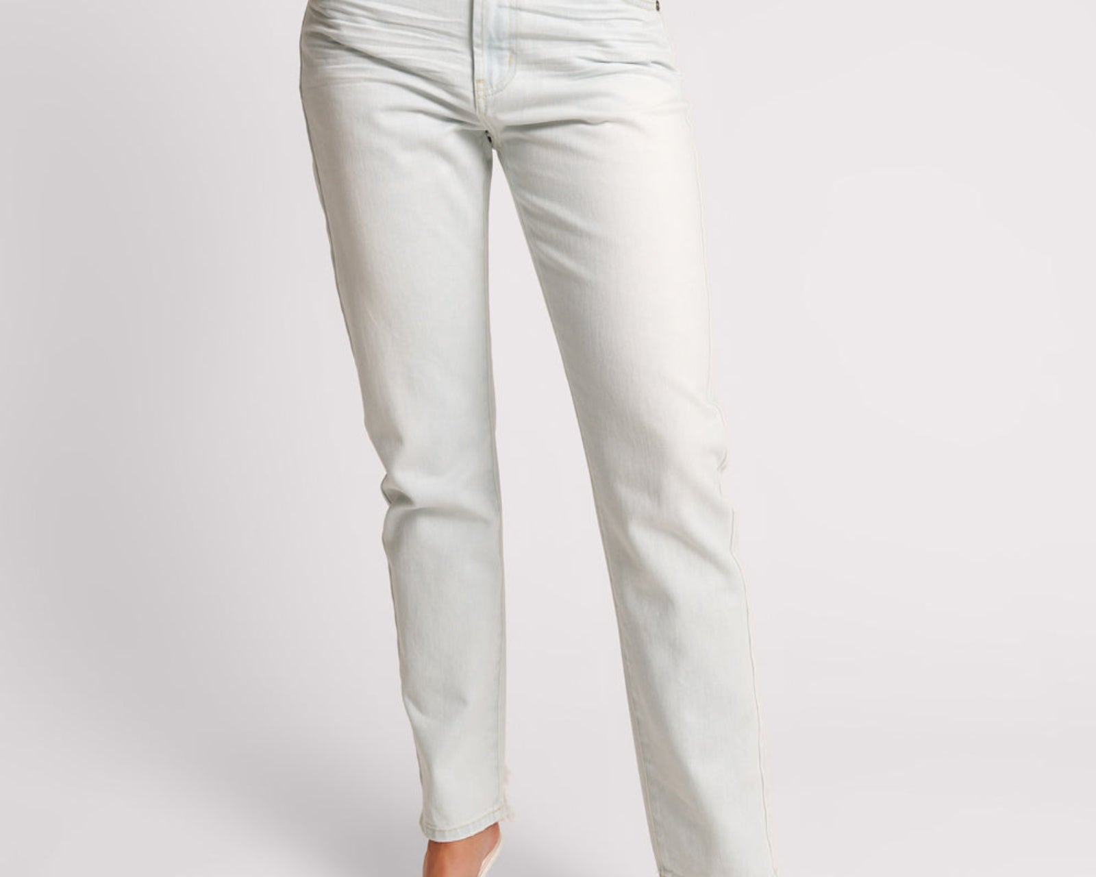 Truckers Low Waist Straight Leg Denim Jeans - Le Surf