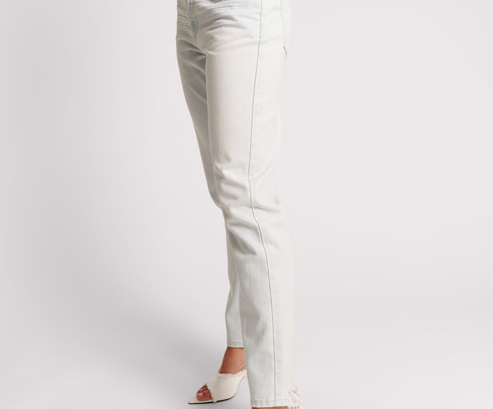 Truckers Low Waist Straight Leg Denim Jeans - Le Surf
