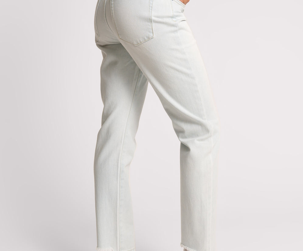 Truckers Low Waist Straight Leg Denim Jeans - Le Surf