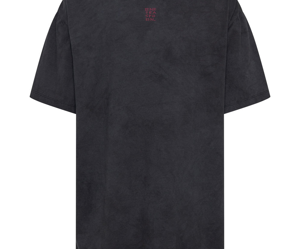 Heart Tie Dye Unisex Tee - Black
