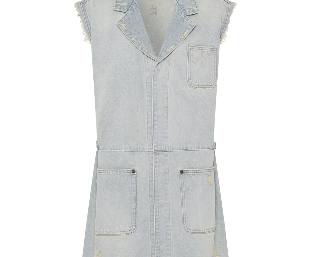 OLD WEST PALISADES DENIM DRESS