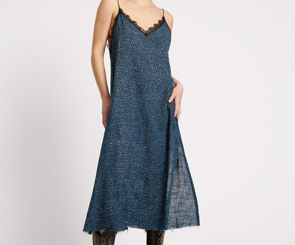 BATIK SPOT HAND DYED DELIRIOUS MAXI DRESS