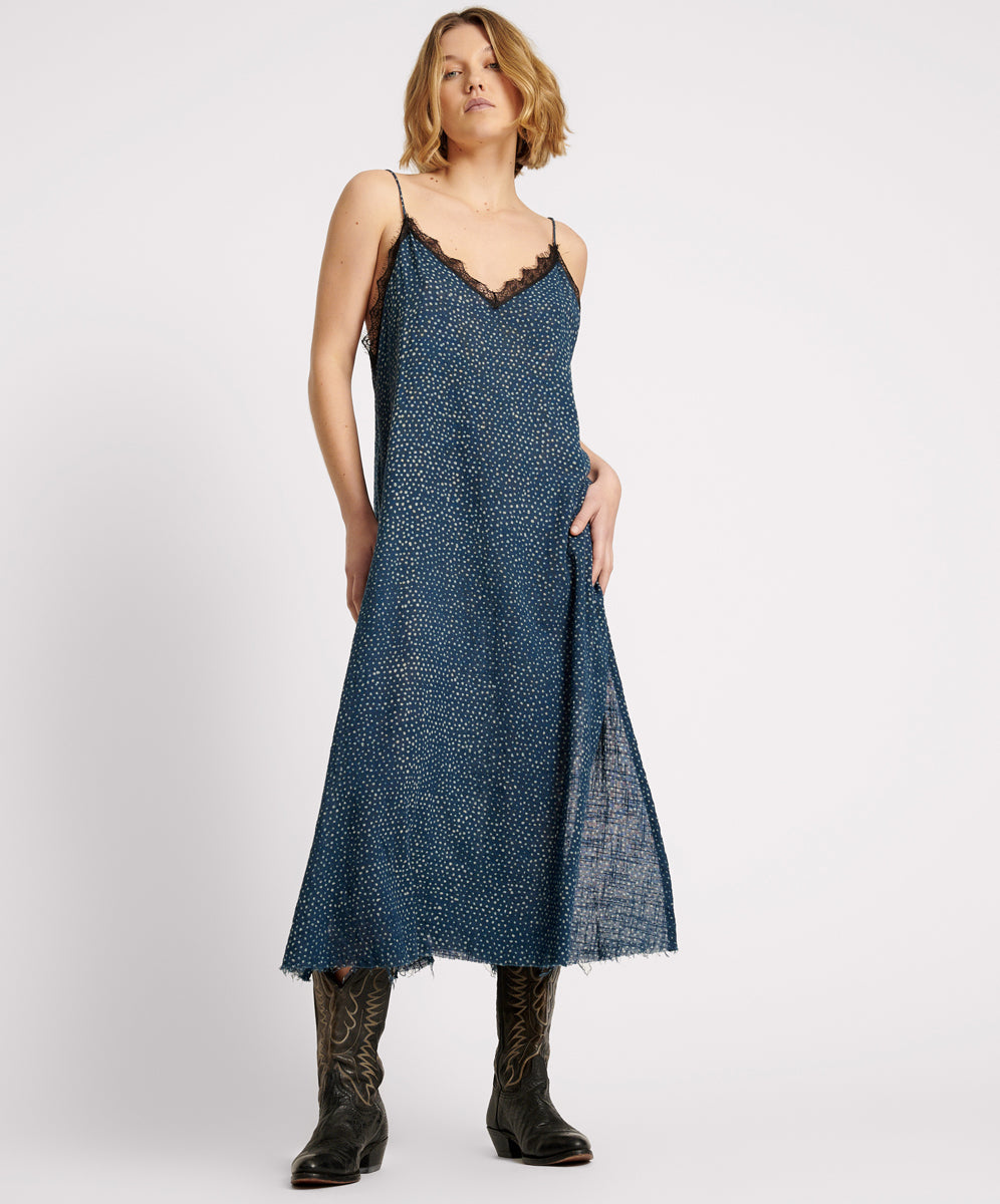 Products BATIK SPOT HAND DYED DELIRIOUS MAXI DRESS
