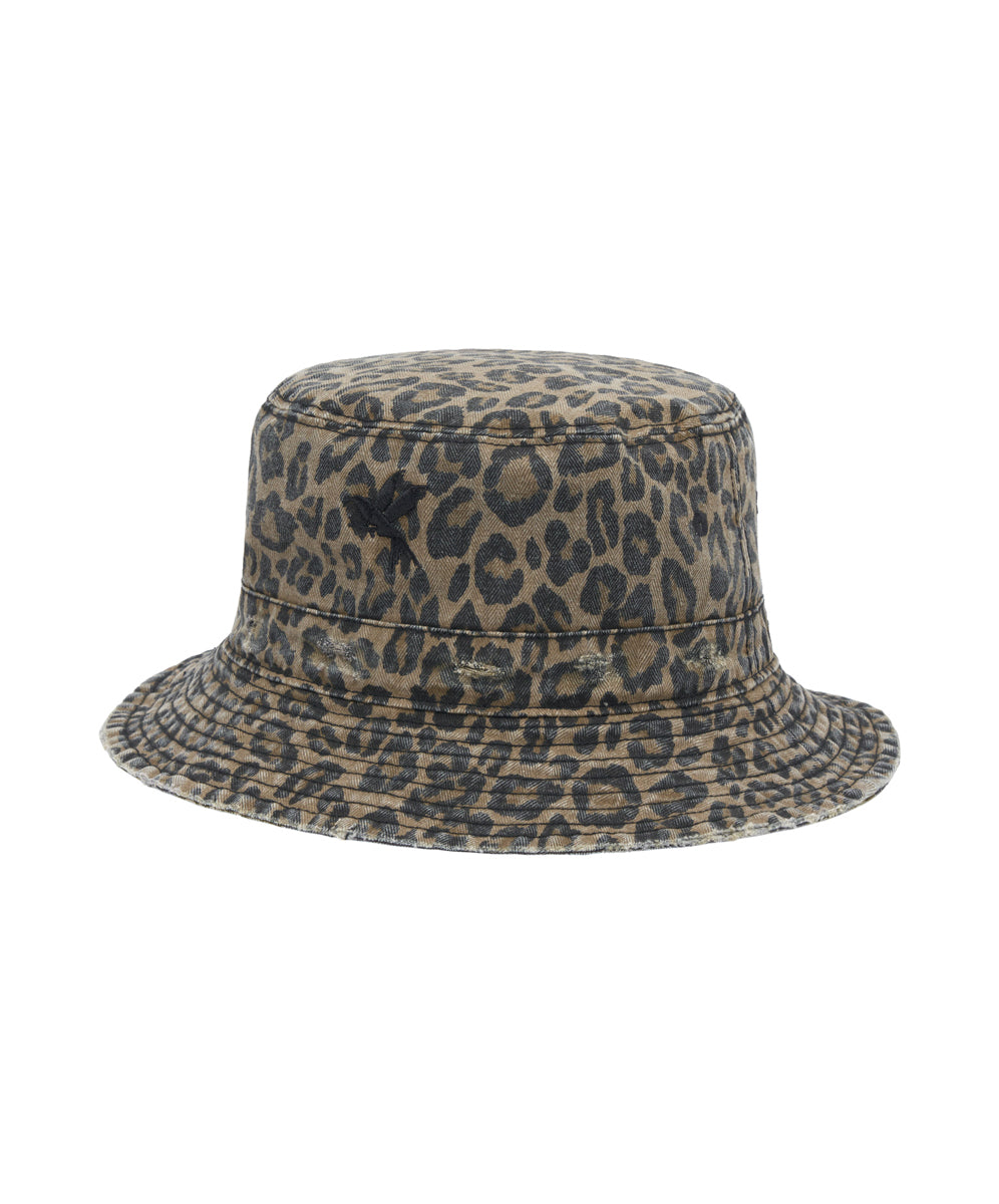 Products Denim Reversible Bucket Hat - Animal Camo Print