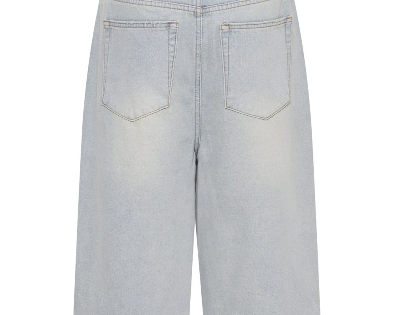 Beasties Low Waist Wide Leg Denim Jorts - Old West