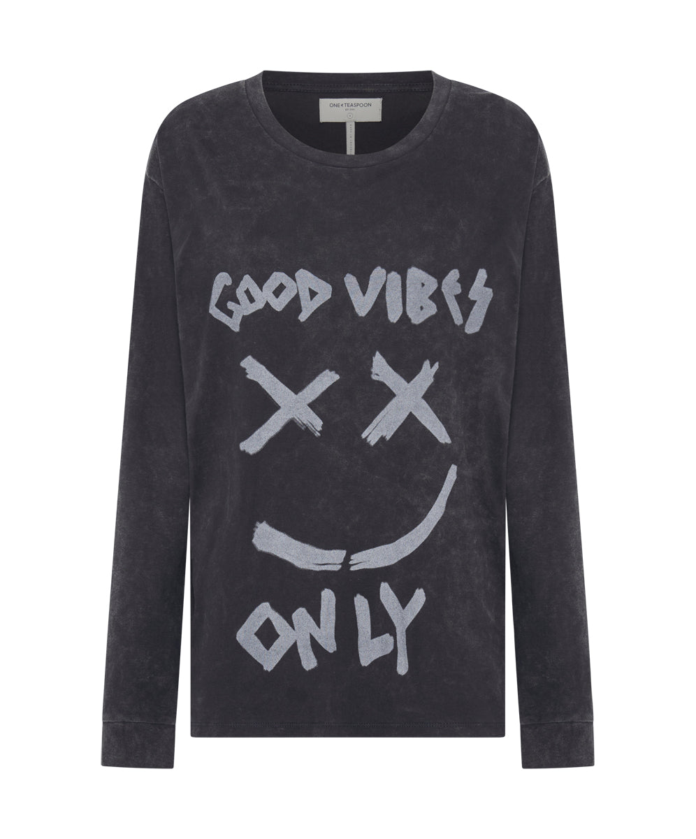 Products GOOD VIBES ONLY LONG SLEEVE TEE