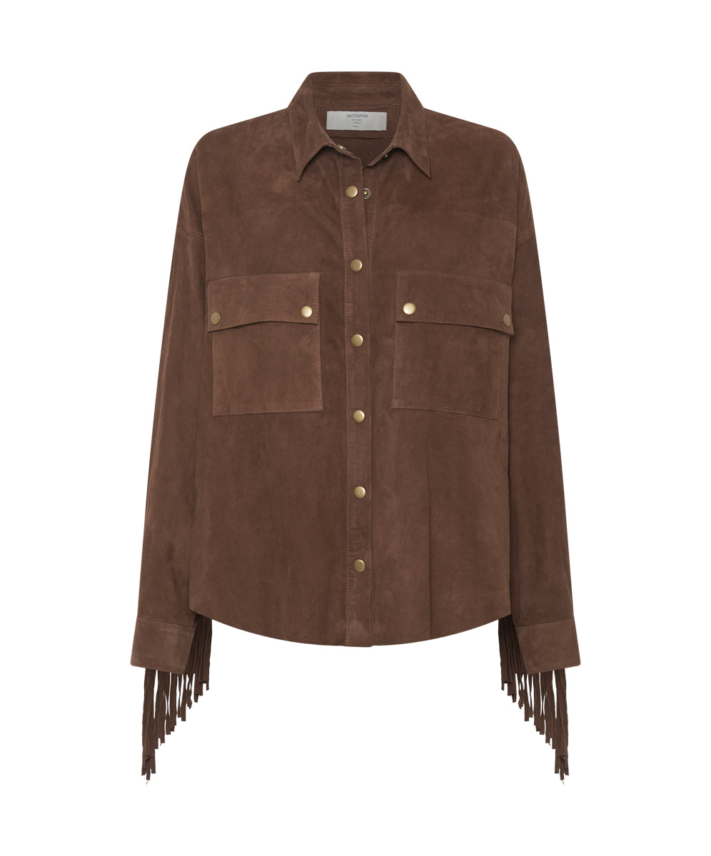 Products BLIND FOR LOVE FRINGED DARIA JACKET