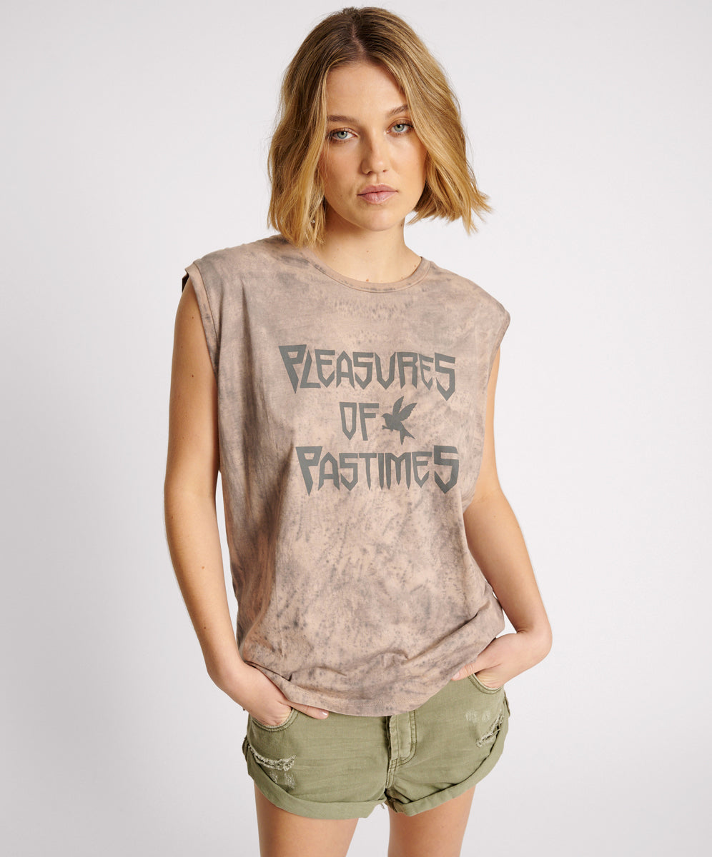 Last Stock PLEASURE SPLIT SEAM HAND DYED TANK
