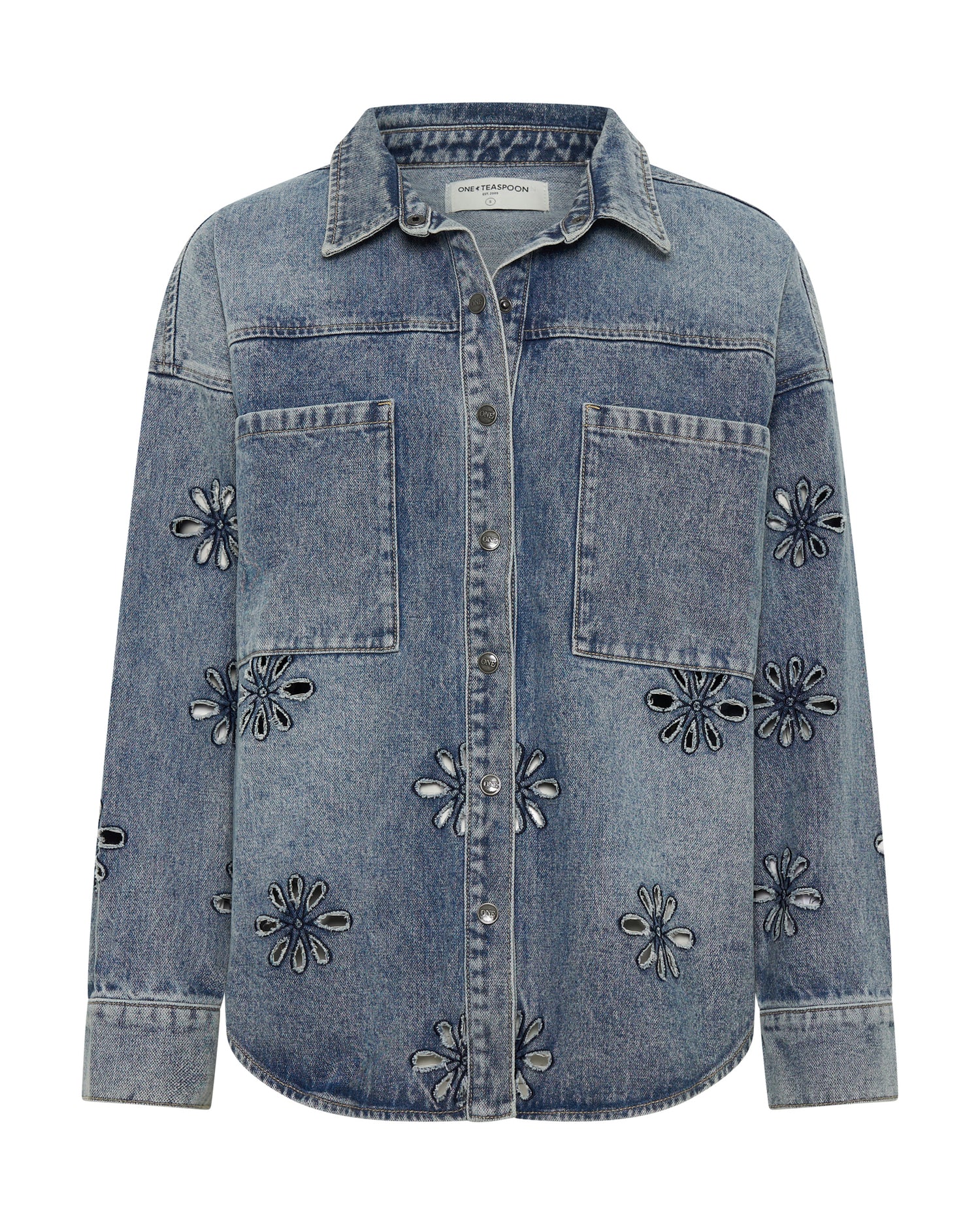 Products Daria Denim Shirt - Cobaine Daisy