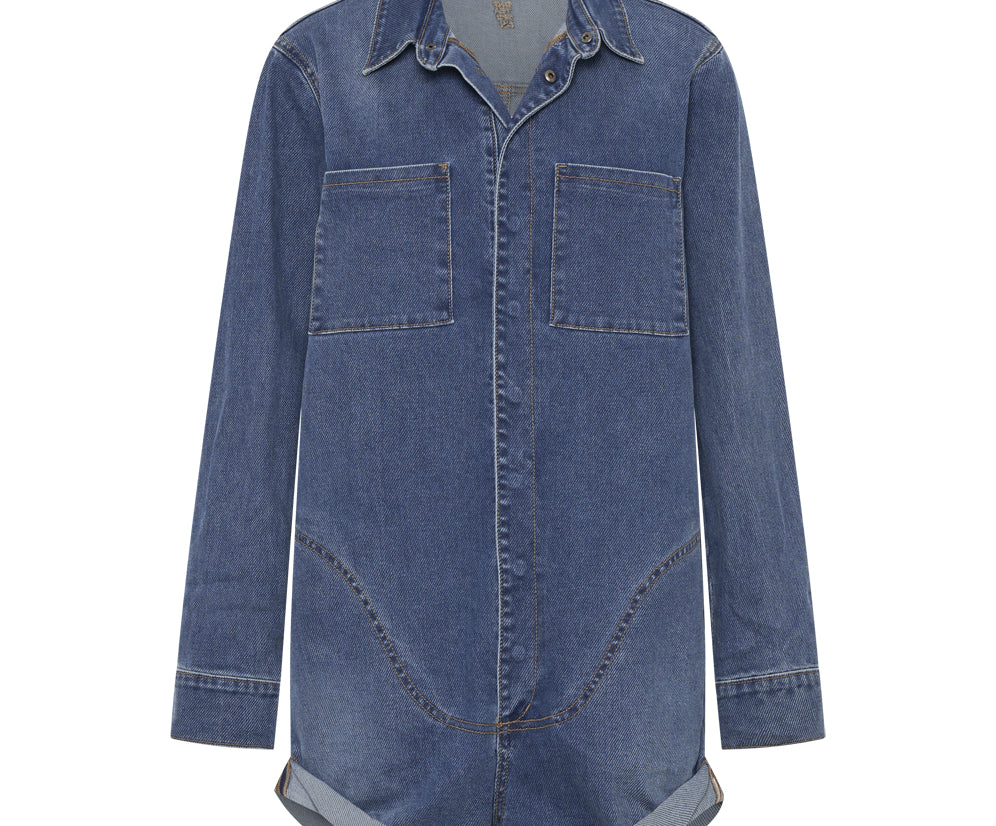 DEEP BLUE DENIM PROPHECY JUMPSUIT