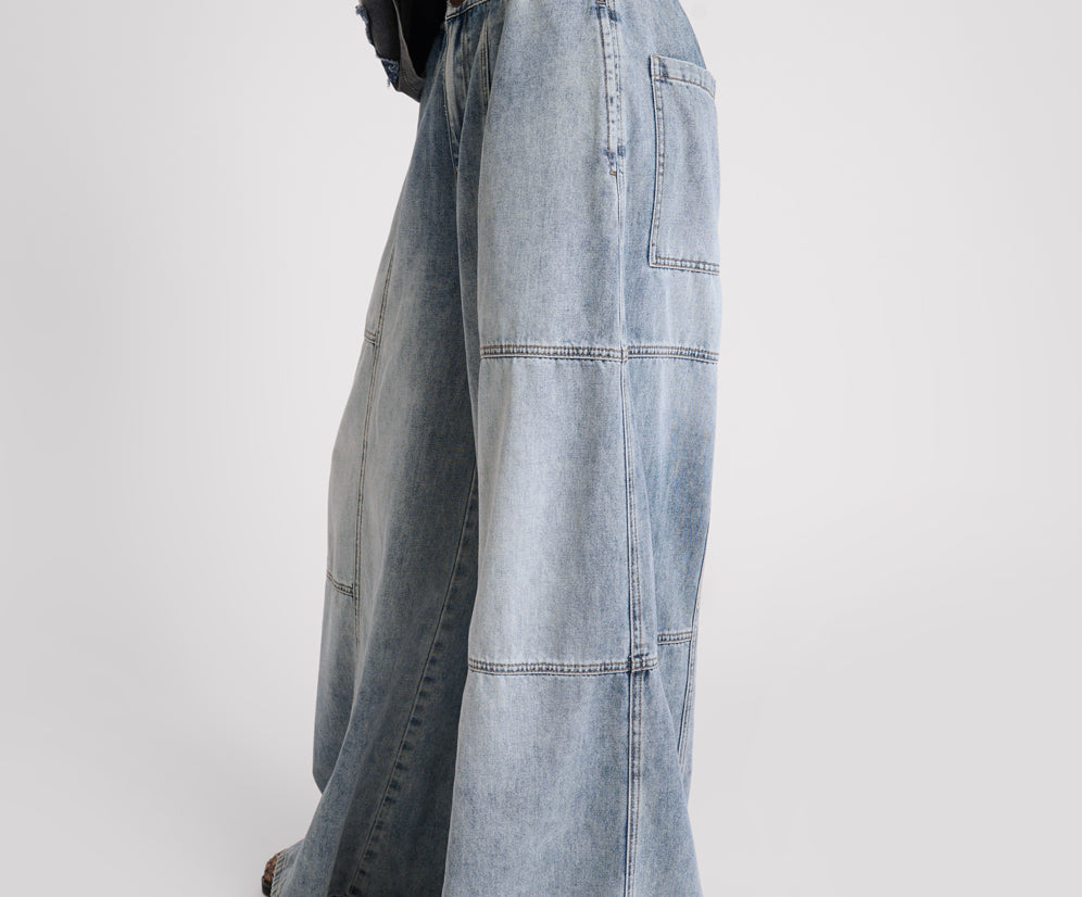 Denim Blossom Pants main image 0