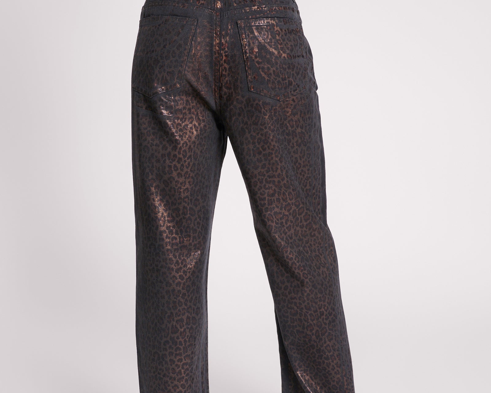 Billie Low Slung Straight Leg Mid Waist Denim Jeans - Night Animal