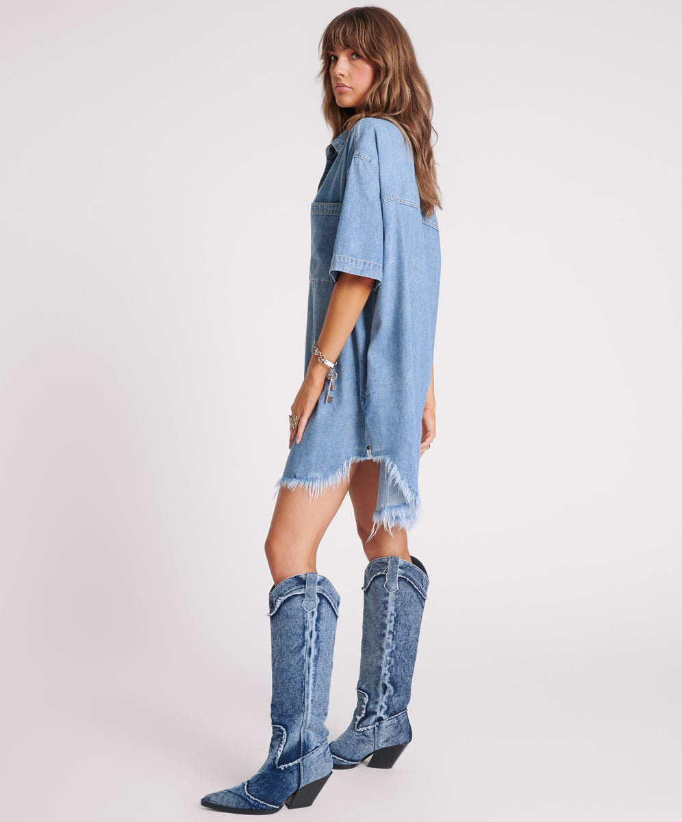 Products COBAINE PARIS DENIM DRESS