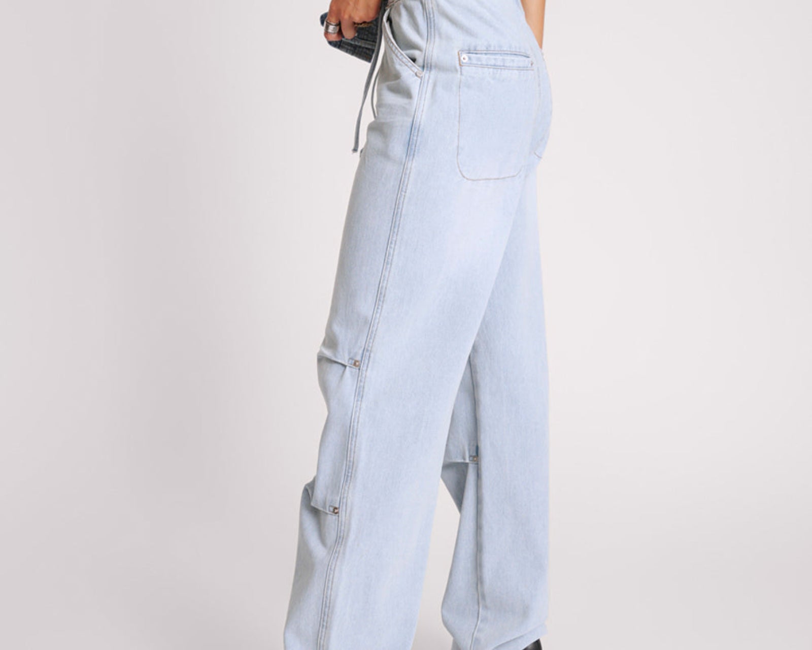 Marley Relaxed Denim Jeans - Blue Latte