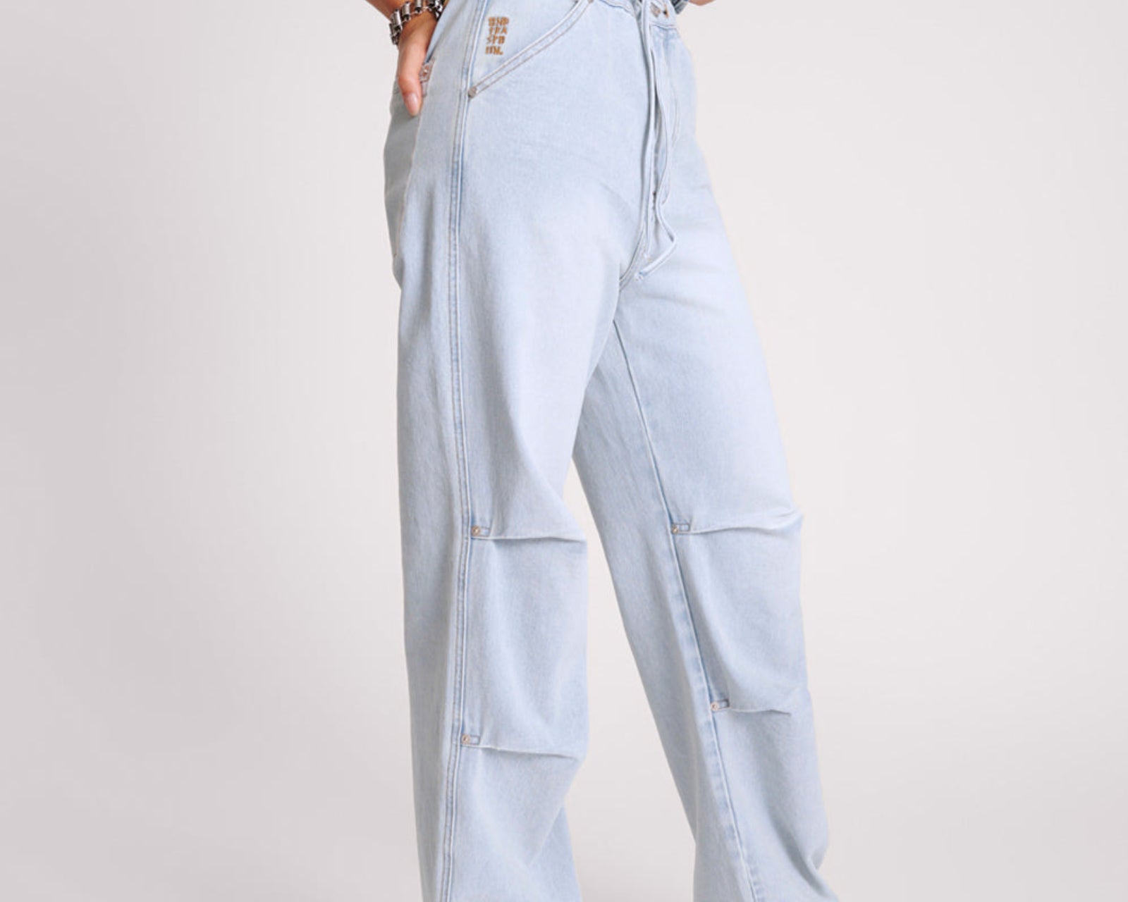 Marley Relaxed Denim Jeans - Blue Latte